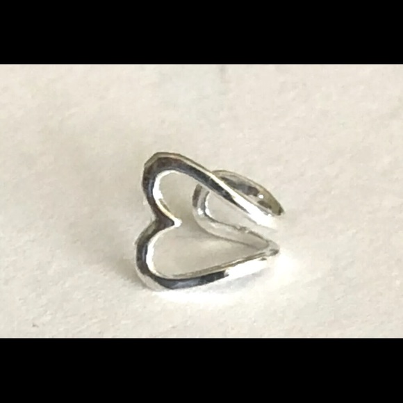 Two Tragus Ear Cuff earrings 925 Sterling Silver - Picture 2 of 7